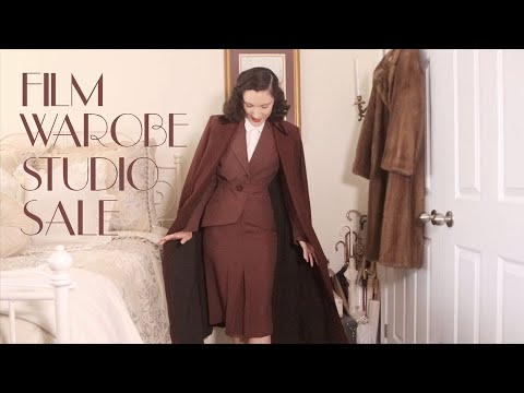 Film Wardrobe Studio Sale and Antique Market Shopping + Haul | Carolina Pinglo