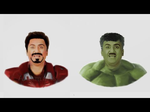 Jethalal as Marvel superheroes | Akram arts #shorts