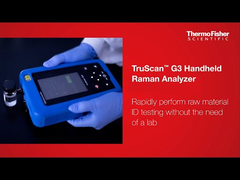 TruScan™ G3 Handheld Raman Analyzer from Thermo Fisher Scientific