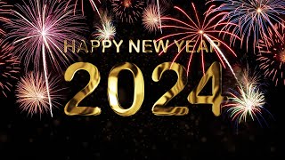 A Happy New Year 2024 Best NEW YEAR COUNTDOWN 60 seconds TIMER with sound effects