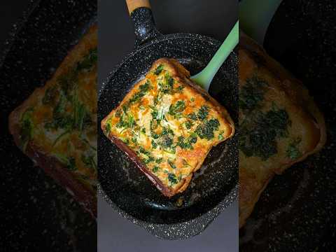 Bread egg Toast | Easy & Tasty Toast Recipe #asmr #shortsfeed #ytshorts #shorts