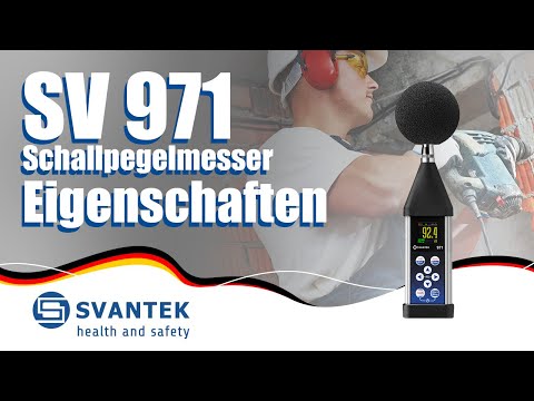 Schallpegelmesser der Klasse 1 | SV 971A | SVANTEK Deutschland | Eigenschaften