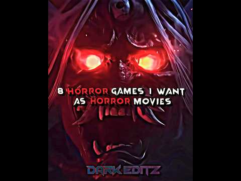 8 Horror Games I Want As Horror Movies #edit #alightmotion #horrorgames