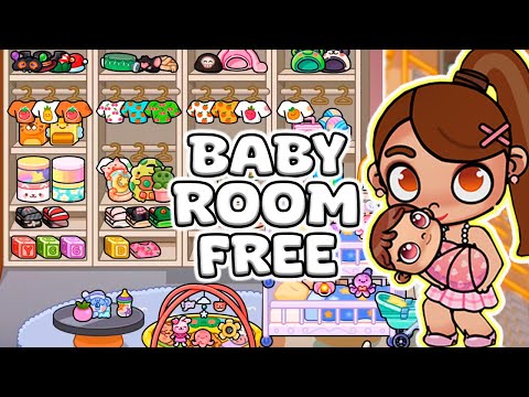 BABY ROOM FREE ITEMS! DECORATING THE PAZU AVATAR WORLD MANSION