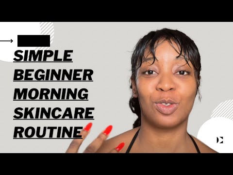 Simple Morning Skincare Routine for Beginners|| Do my morning skincare together|| Acne Dark spots