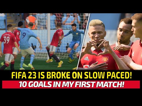 [TTB] FIFA 23 IS BROKE ON SLOW SPEED! - MAN CITY VS MAN UNITED - PC NEXT GEN GAMEPLAY