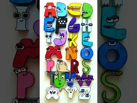 😍 Paper Alphabet Lore A-Z #shorts