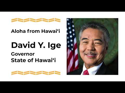 知事メッセージ David Y. Ige, ハワイ州前知事