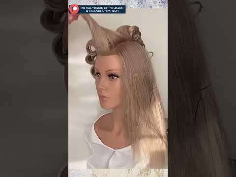 Hollywood waves 2022. Hairstyle tutorial