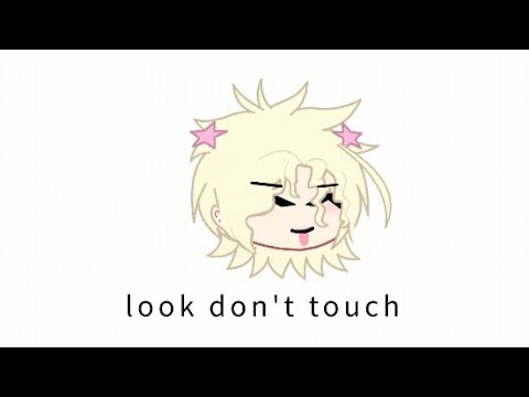 look don't touch meme (my Oc)