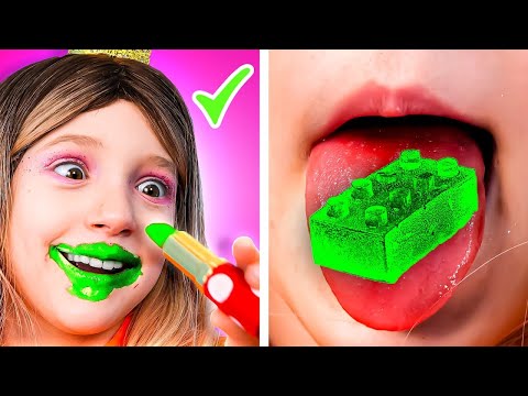 How to Sneak Candy to Princess Peach 👸in JAIL! *Amazing Food Hacks* by ChaCha!