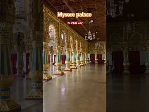 Inside view 💛 Mysore palace #mysore #mysorediaries #nammamysore #vlog #travel #history