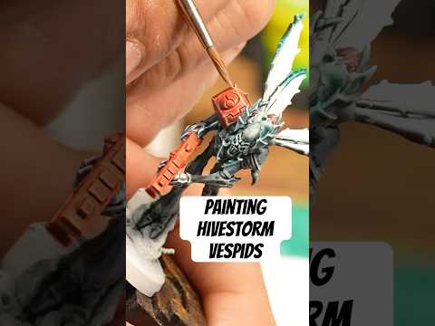 Painting the Newest Vespid Stingwings! warhammer40k