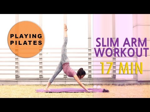 [Playing Pilates]슬림한 팔을 만드는 운동(Feat. 코어운동)❤️Slim Arm Workout