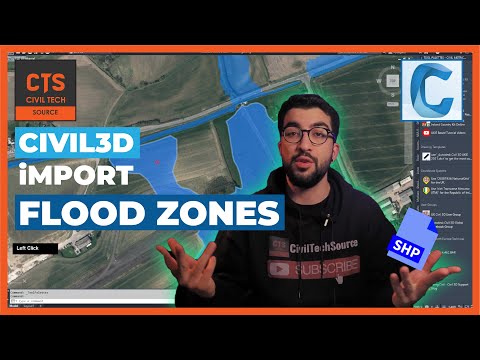 Civil 3D Import Shapefile - How to Import your Flood Zones (UK)