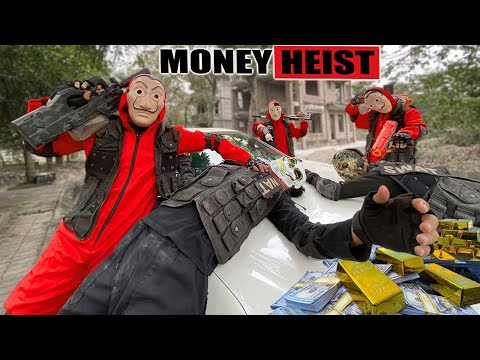 PARKOUR VS MONEY HEIST: Bad guys kill people, steal money and escape from police pursuit | Epic POV