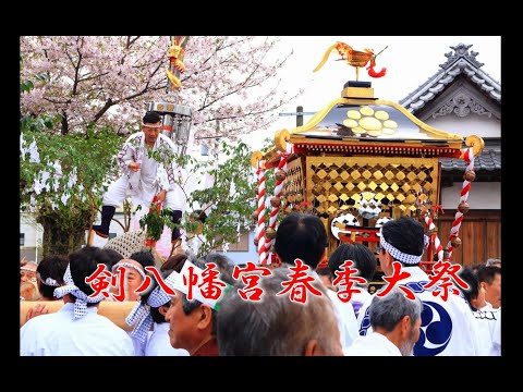 鶴崎剣八幡宮けんか祭り2024（1/3）境内