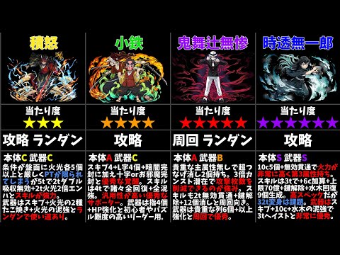 【パズドラ】鬼滅の刃コラボの当たりキャラは誰？