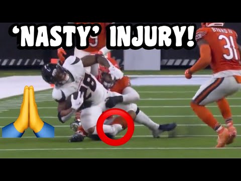 Joe Mixon SCARY INJURY Vs Bears 🙏 Texans Vs Bears 2024 highlights