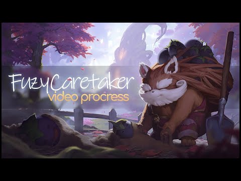 fuzy caretaker - speed painting