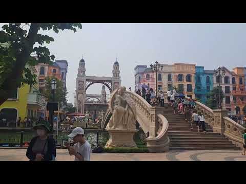 The Newest Tourist Destination in Hanoi Vietnam  #parisfeels #oceanparkinvietnam #grandcanal