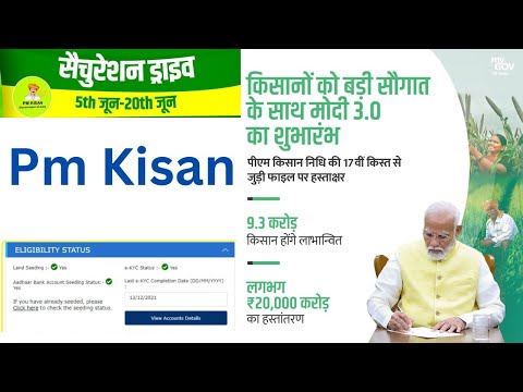 PM kisan 17th Installment date 2024 | pm kisan next installment date | pm kisan 17th kist kab aayeg