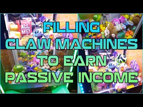 Filling Claw Machines To Earn Passive Income