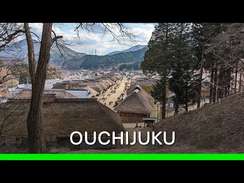 Travel back in Time by Visiting Ouchijuku (Japan 🇯🇵 Vlog) | 大内宿