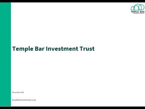 Temple Bar Investment Trust – Q4 Investor Update Webinar – Thursday 28th November