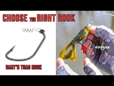 HOW TO Choose the PERFECT Fishing HOOK! ( DART'N TOAD HOOK TIPS )