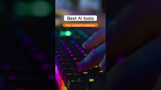 The best AI tools for content creators #ai #nocode #tools #tips #hacks