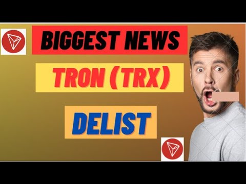 Trx (Tron) Coin Bad News 😱 || Trx (Tron) Coin Delisting From Binance || Trx (Tron) Urgent News Today