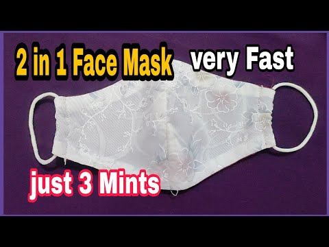 No Mask No Entry 😯Very Easy face Mask / DIY face mask Sewing tutorial_ Make Fabric Mask at Home