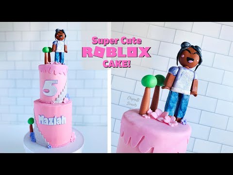 ROBLOX CAKE! | Girls Birthday Cake Idea | ChynaBsweets