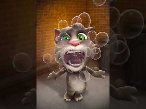 Talking Tom Cat Drink Bubbles