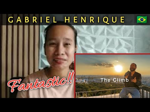 Gabriel Henrique - The Climb (Miley Cyrus) | Reaction