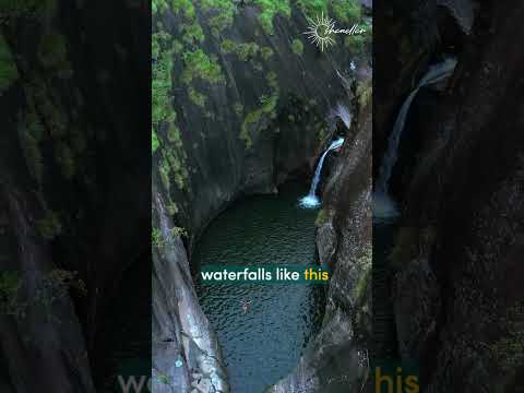 Secret Waterfall in Sri Lanka