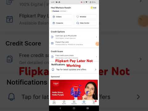 Flipkart Pay Later Not Working | Flipkart Pay Later Problem | Flipkart Pay Later Service Unavailable