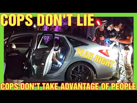 COPS LIE ABOUT BRIGHT LIGHTS TO PULL CAR OVER THEN LIE ABOUT THE SMELL SO THEY CAN FORCE A SEARCH