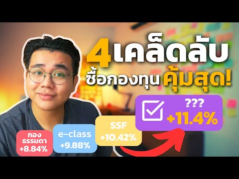 4เคล็ดลับ ซื้อกองทุนยังไงให้คุ้มค่าที่สุด! |SCBAM SSF e-class