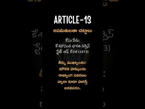 ఆర్టికల్ 13