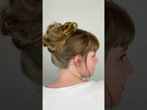 Undone french twist using Magic-Grip Hairpins. Celebrity inspired hairstyle