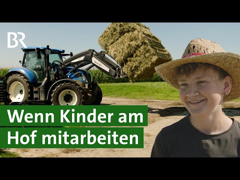 Jugendschutz in der Landwirtschaft: Was gilt, wenn Kinder am Hof mithelfen | Unser Land | BR