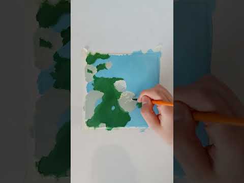 How To Paint Hydrangea #shorts