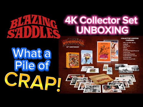 BLAZING SADDLES  50th Anniversary 4K Collectors Set Opening. Unboxing