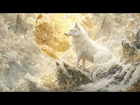 Majestic Winter Wolf ❄️ Soothing Celtic Music for Reflection and Tranquility