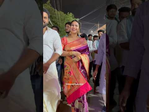 Inaya Sultana Entry With Her Boy Friend At Ameerpet Bonalu 2024 #shorts #inayasultana