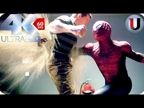 Spider Man vs Sandman First Fight - Spider Man 3 - 2007 MOVIE CLIP (4K HD)