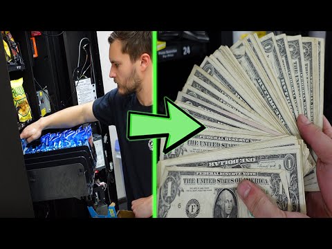 How Much Money Did Our Snack Vending Machine Make?!