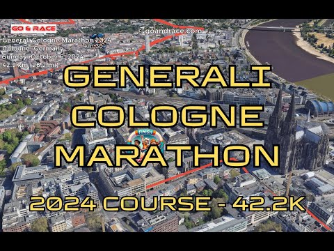 Generali Cologne Marathon 2024: fly over the marathon course!